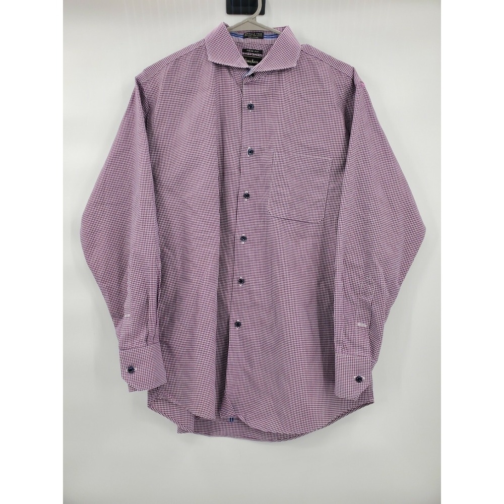 Neiman‎ Marcus Men's Trim Fit Dress Shirt Size 16 1/2- 32/33